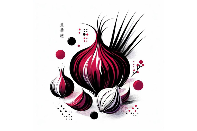 4-onion-and-garlic-illustration-on-white-background
