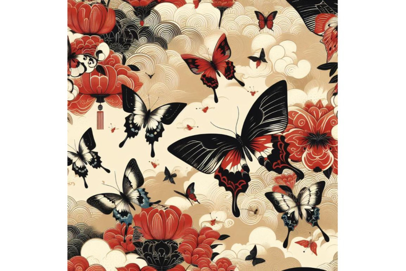 4-red-and-black-seamless-beige-pattern