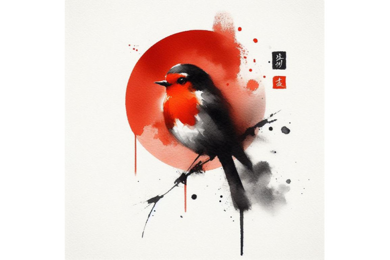 4-robin-watercolor-bird-illustration-hand-painted