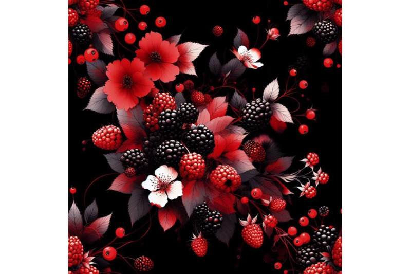 4-seamless-floral-background-with-blackberry-fruits-and-flowers