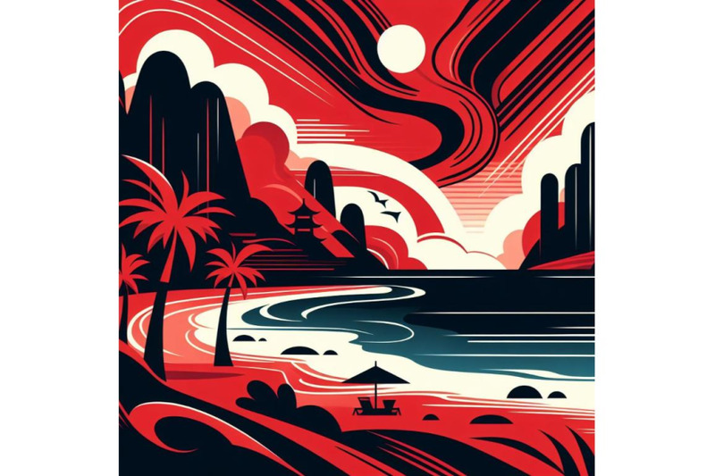 4-summer-beach-vector-illustration-wallpaper