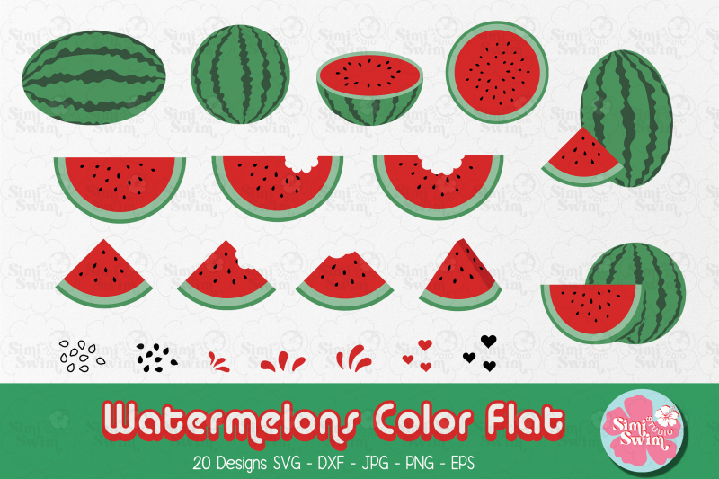 watermelon-color-flat-svg-fruit-svg-clipart-summer-svg-food-clip