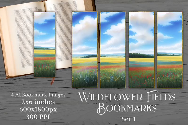 printable-bookmarks-wildflower-fields-1-fantasy-nature