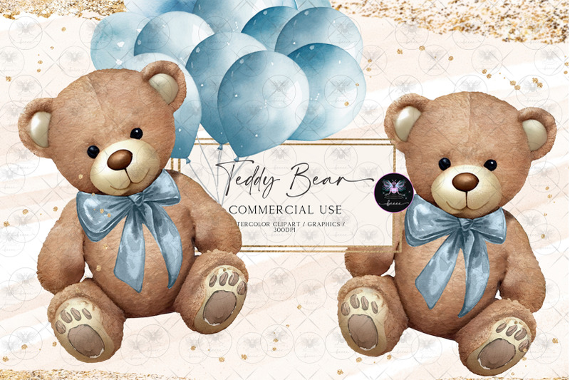 teddy-bear-watercolor-clipart