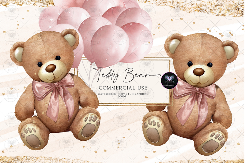 teddy-bear-watercolor-clipart