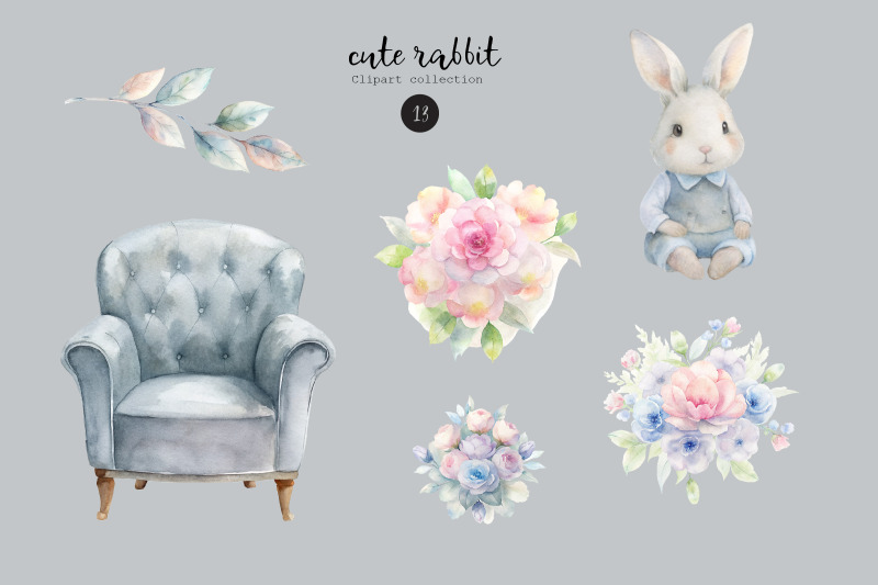 watercolor-clipart-cute-rabbit