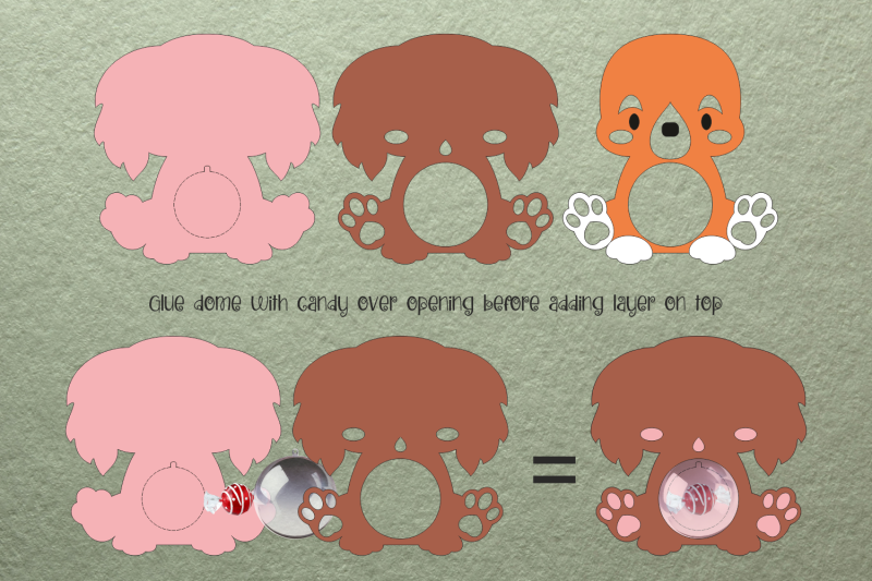 spaniel-puppy-candy-dome-template-sucker-holder-paper-craft-desi