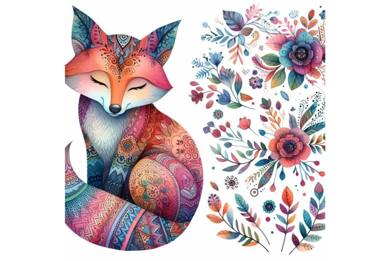 4-beautiful-decorative-fox