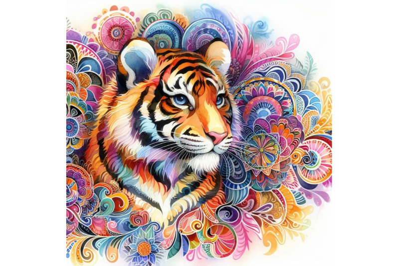 4-beautiful-decorative-tiger