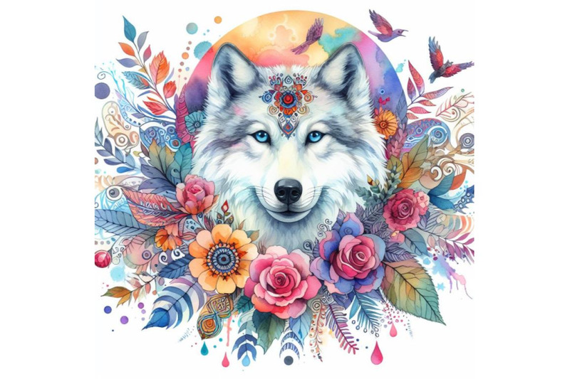 4-beautiful-decorative-wolf