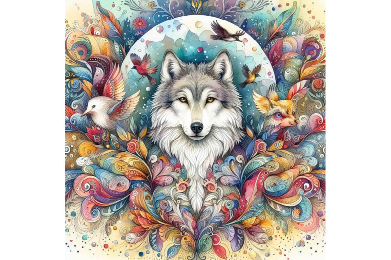 4-beautiful-decorative-wolf