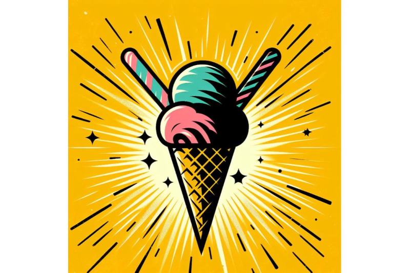 4-beautiful-shining-rainbow-leavesyummy-ice-cream-cone