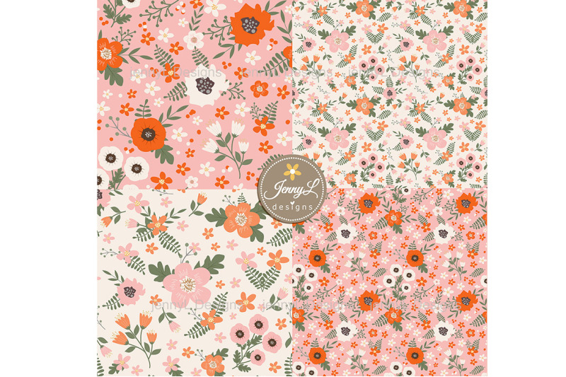 retro-spring-summer-seamless-floral-digital-papers