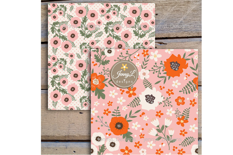 retro-spring-summer-seamless-floral-digital-papers