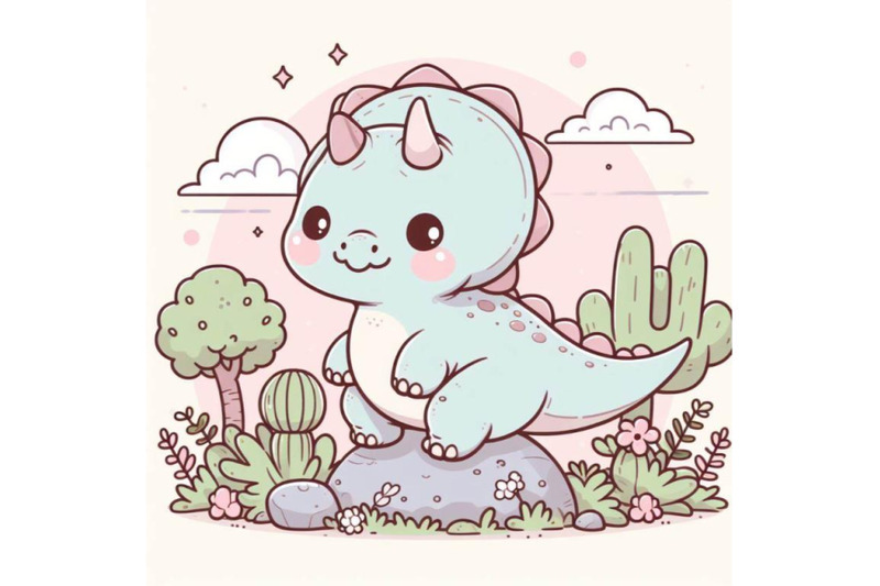 4-cute-baby-triceratops-cartoon