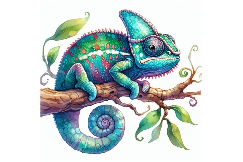 4-cute-chameleon-sitting-on-branch