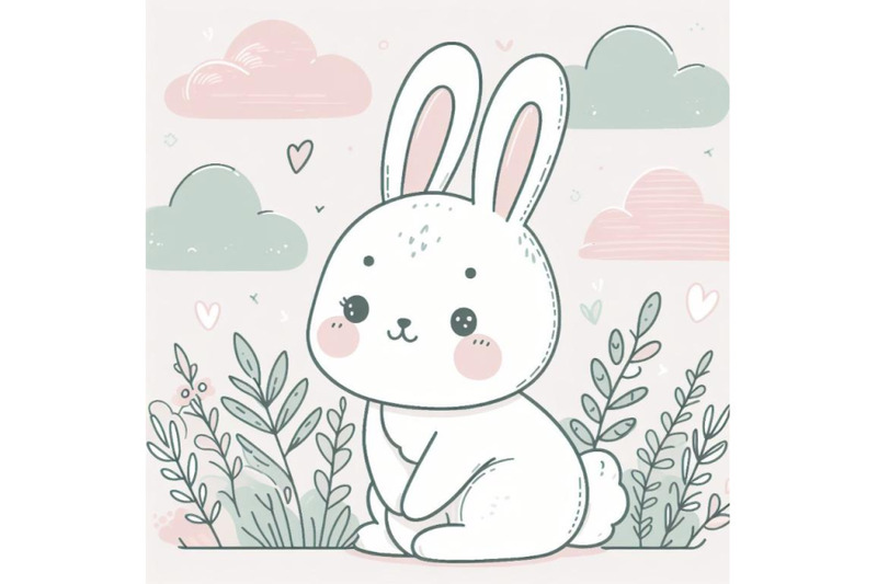 4-cute-rabbit-woodland-animal