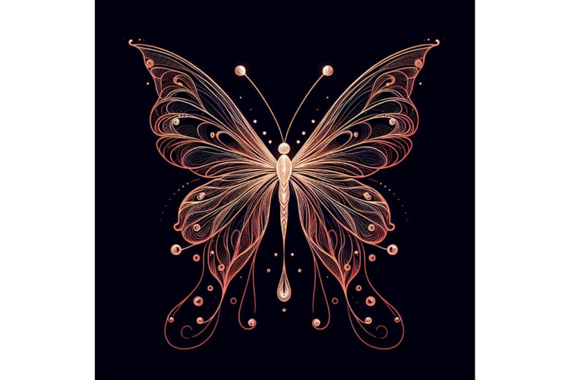 4-fairy-fire-butterfly-fairy-fiery-butterfly-on-a-black-background
