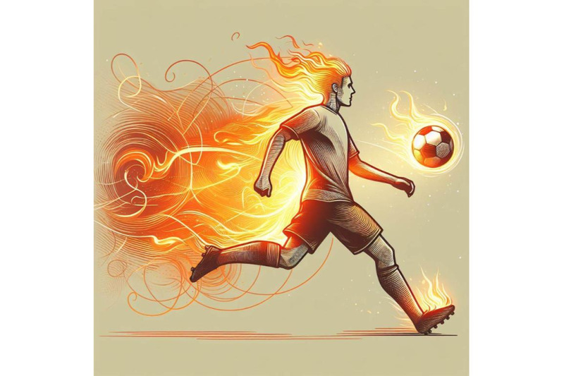4-fire-soccer-player-fiery-football-player-with-a-fire-ball