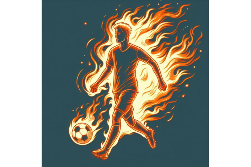 4-fire-soccer-player-fiery-football-player-with-a-fire-ball