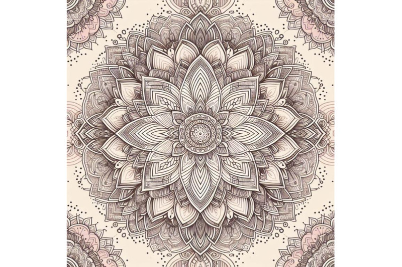 4-mandala-boho-hand-drawn-seamless-pattern