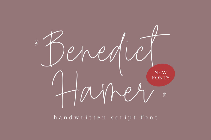 benedict-hamer-handwritten-script-font