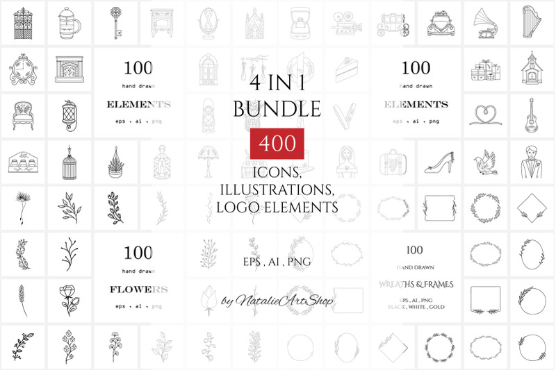 line-art-amp-icons-bundle