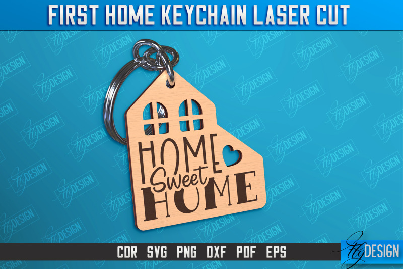 first-home-keychain-laser-cut-happy-place-housewarming-gift