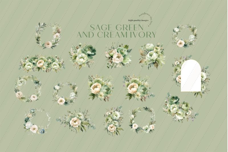 sage-green-flowers-bouquets-clipart-ivory-cream-floral