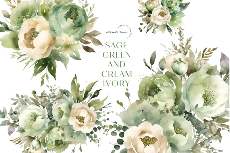 sage-green-flowers-bouquets-clipart-ivory-cream-floral