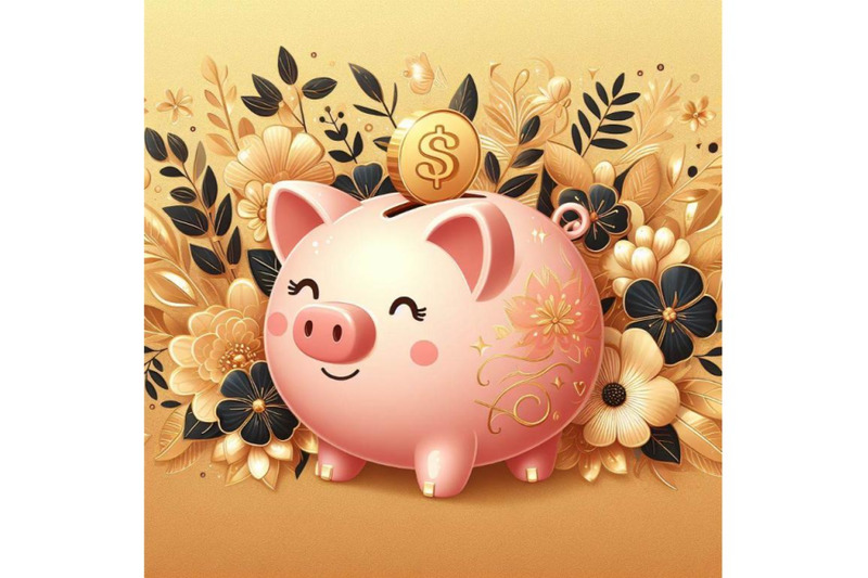 4-piggy-bank-gold