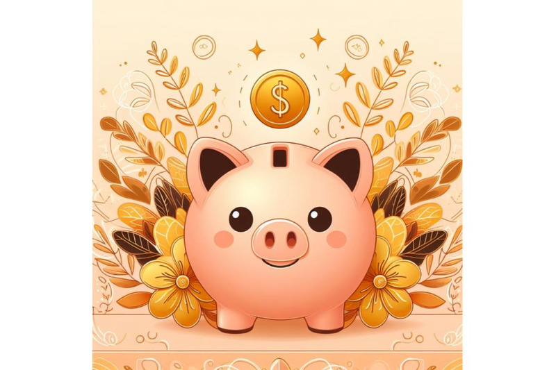 4-piggy-bank-gold