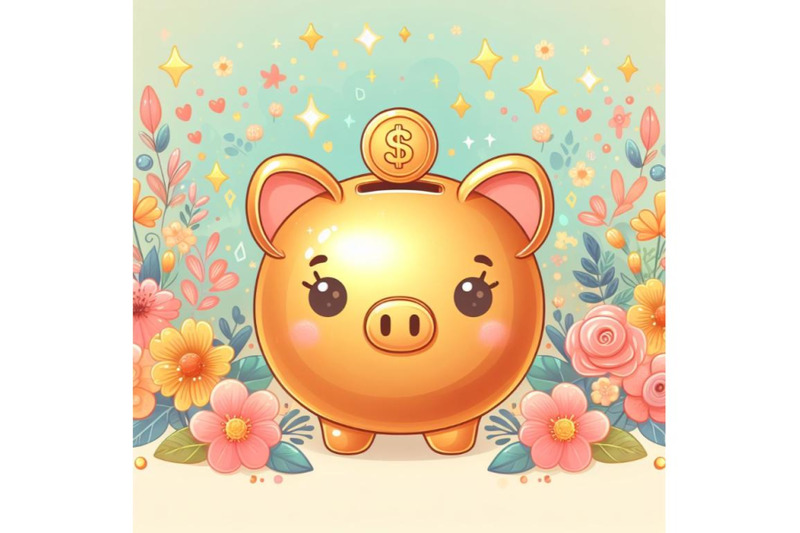 4-piggy-bank-gold