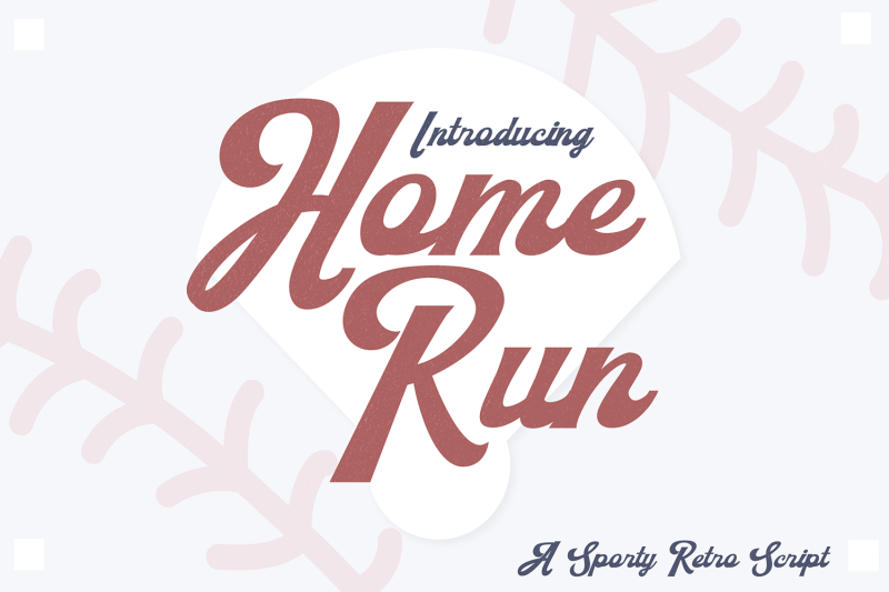 home-run-retro-sporty-script-font