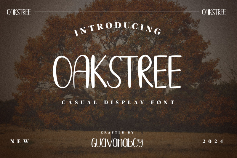 oakstree-casual-brush-display-font