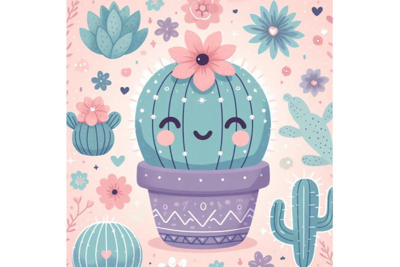 4-cute-succulent-or-cactus-plant-with-happy-face