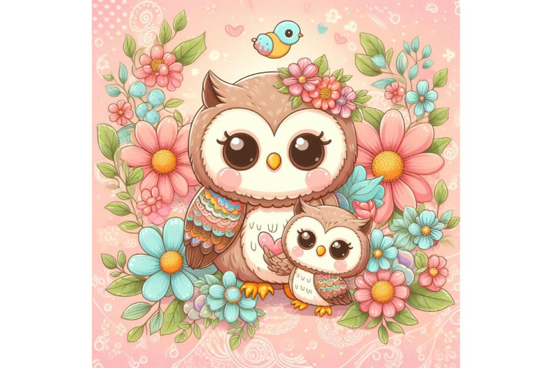 4-cute-baby-owl-and-mom