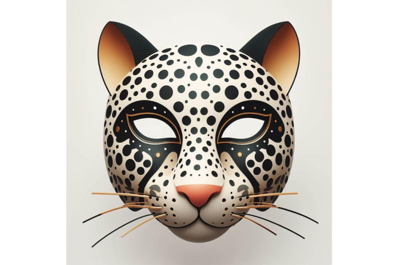 4-spotty-leopard-mask-cutout-animal-mask-for-kids-to-wear