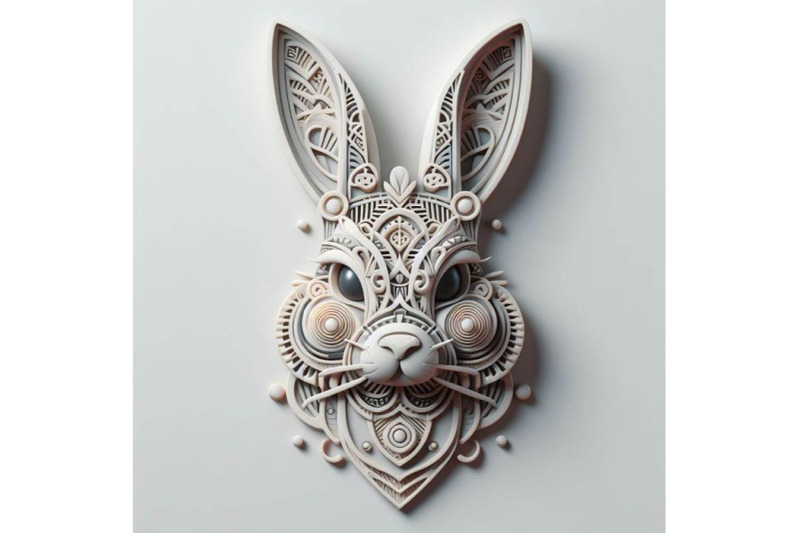 4-animal-tribal-face-bunny