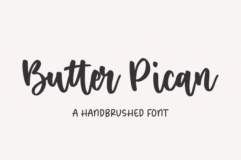 butter-pican-handbrushed-font