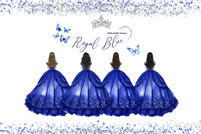 royal-blue-princess-dress-butterfly-clipart-royal-blue-flowers