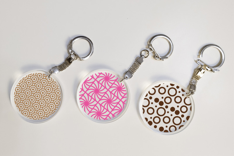 keychain-round-patterns-svg-bundle