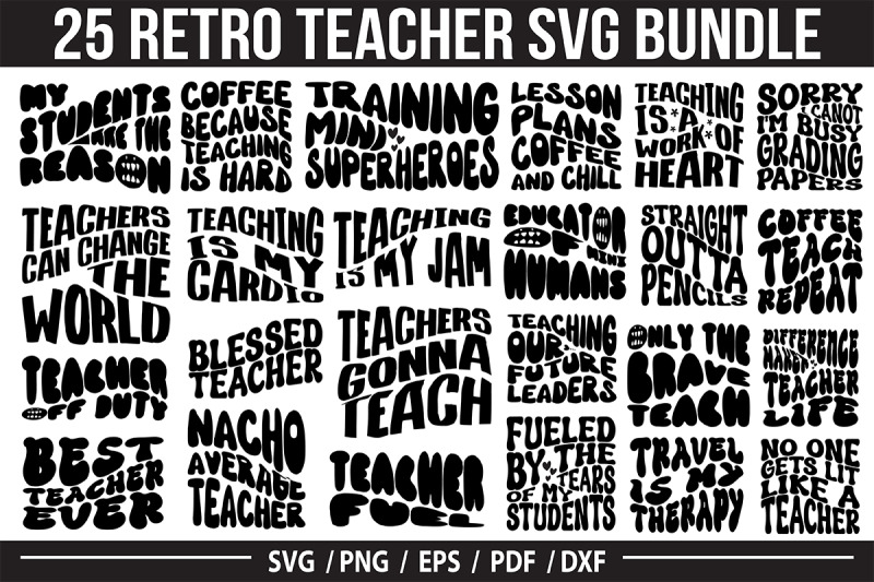 retro-teacher-svg-bundle