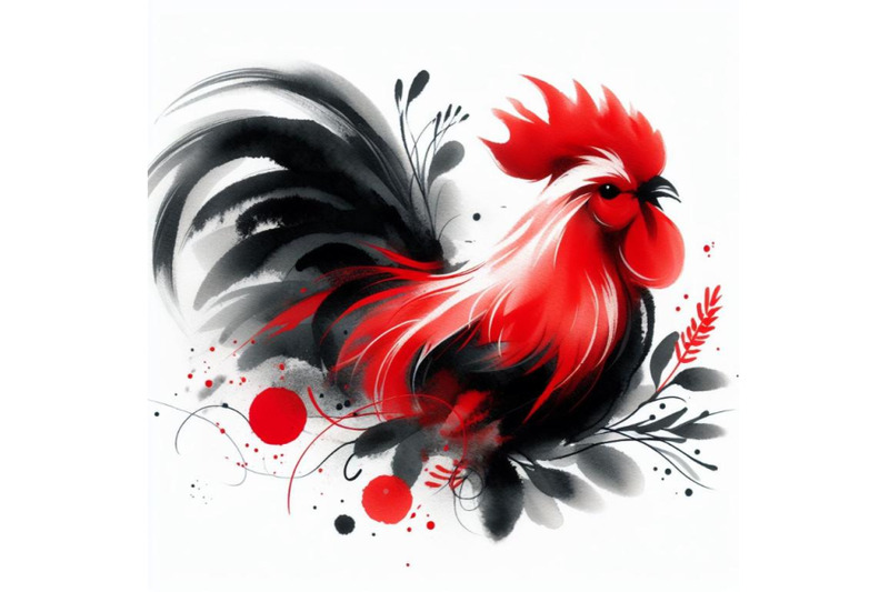 4-watercolor-cute-rooster