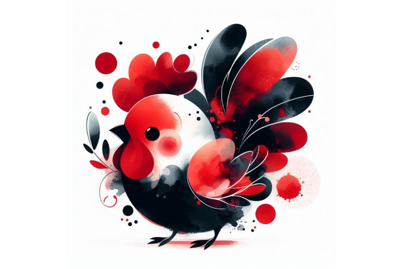 4-watercolor-cute-rooster