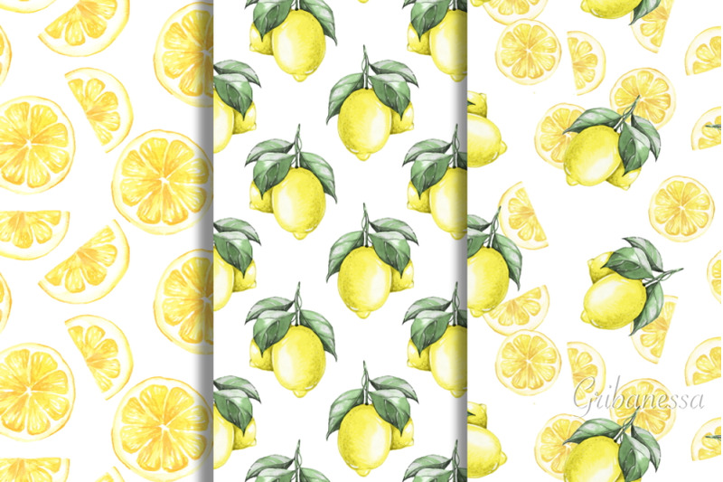 6-patterns-with-lemons-watercolor-digital-paper