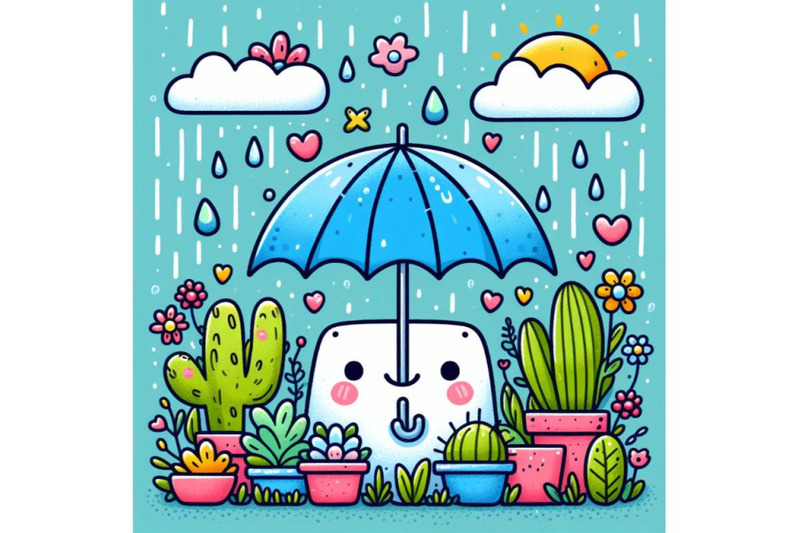 4-rainy-day-with-plant-vector-illustration-cute-doodle-artistic