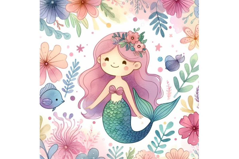 4-watercolor-mermaid-silhouette