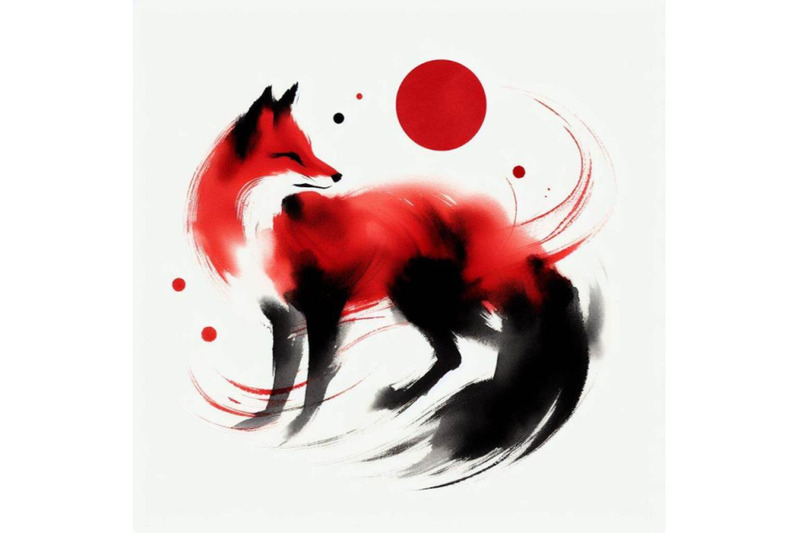 4-watercolor-fox-isolate-on-white-background