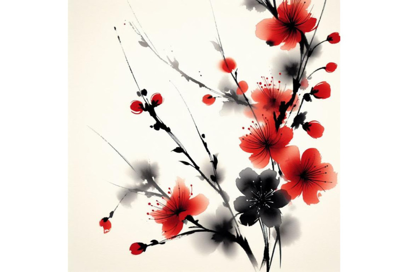 4-watercolor-illustration-flowers-in-simple-background